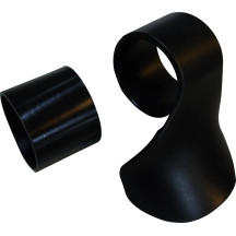 Asistente de Acelerador — 22 mm (7/8") a 25.4 mm (1"), negro mate