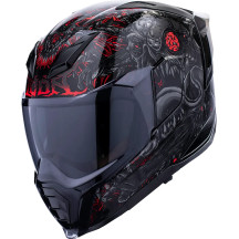 Ultraflite Misanthrope MIPS® Helmet — L, Matte Black, Red
