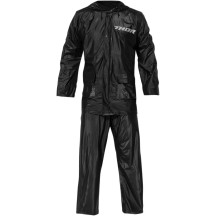 Traje impermeable de PVC — 2XL, Negro
