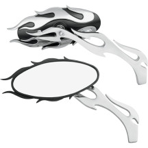 Flame Oval Mirrors