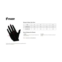 Guantes Spectrum para mujer — XL, Azul Starlight