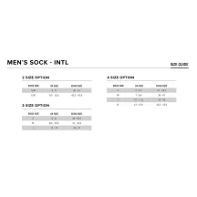 Calcetines MX Plus — M, Negro, Blanco