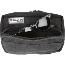 Handlebar Plus Bag — 9" L x 4" W x 5" T, Black