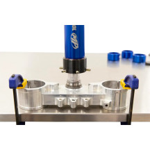 Steering Stem Bearing Tool — Steering stem, Blue anodized