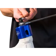 Extractor de pista del eje de dirección — negro anodizado