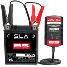 Cargador y mantenedor de batería SMART — Negro