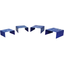 Organizador de hardware M8 — azul, con recubrimiento en polvo