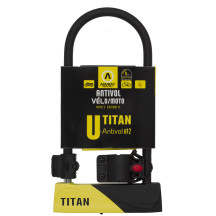 U-Lock, U Titan — Body width 165 mm, Vertical clearance 258 mm, Black