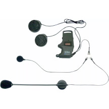 Kit de montaje/abrazadera para intercomunicador y auriculares — 106.7 mm ancho, negro