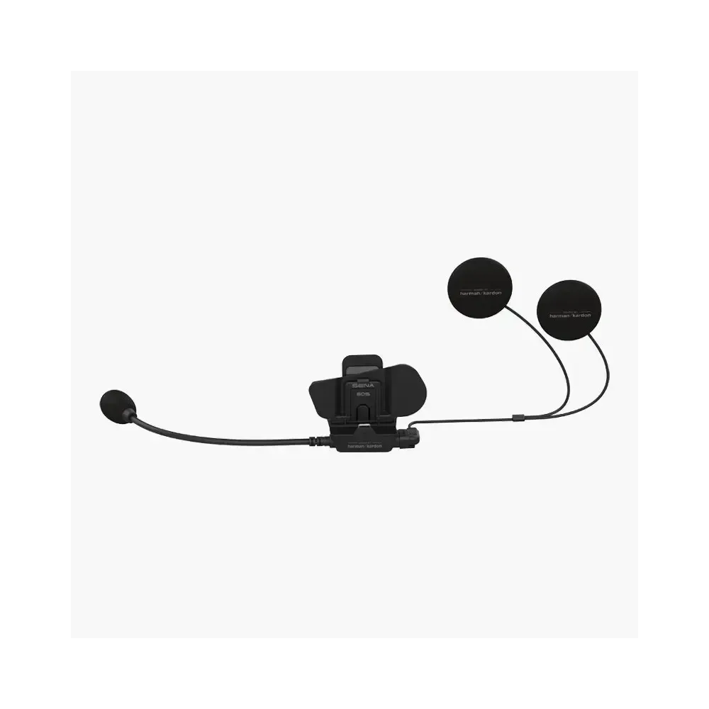 Kit de abrazadera para casco 60S con micrófono de brazo — Negro