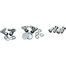 Kit de tornillos de cabeza hexagonal para tapa final del basculante — 7/16-14, 1-1/4", Cromo