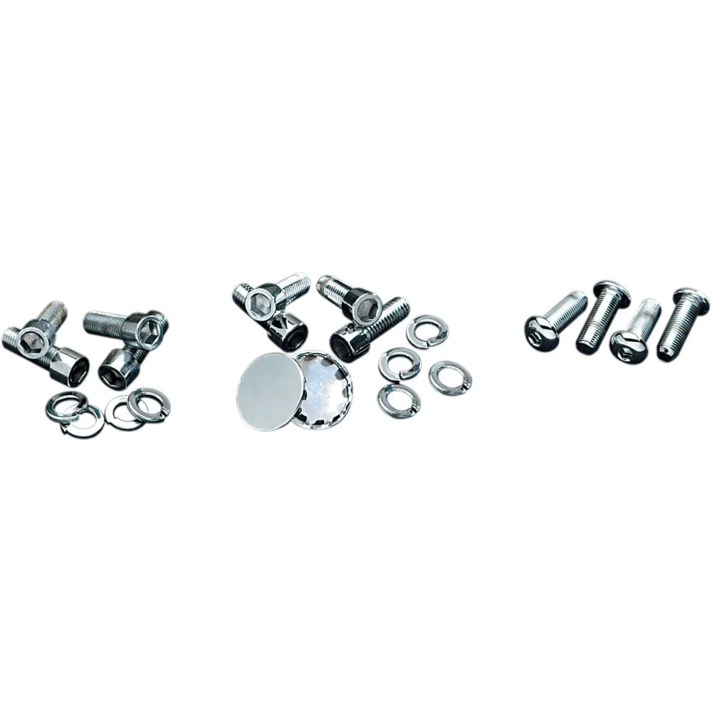 Socket Head Swingarm End Cap Bolt Kit — 7/16-14, 1-1/4", Chrome