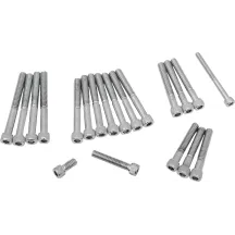 Juego de tornillos para tapa de leva/primario — Cromado