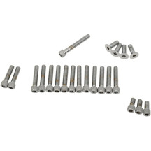 Cam/Primary/Inspection/Derby Cover Bolt Set — Chrome, Set