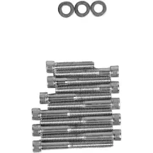 Kit de pernos para tapa de leva — Cromo, Plata
