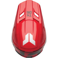 Casco juvenil Fleet Forge — Juvenil, Talla S, Rojo, Brillo