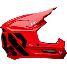 Casco Juvenil Fleet Forge — Talla M, MX, rojo brillante