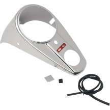 Slot Dash Cover — Chrome, fits 1973–1984 FX Big Twin