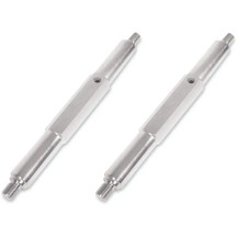 Soporte roscado para culata — 12 mm, 14 mm, plateado