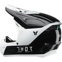 Youth Fleet Storm Helmet — Size M, White gloss, Black gloss