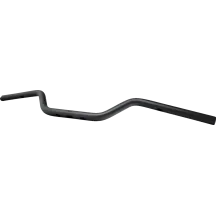 Manillar Trackbar — 10 cm de elevación, 10 cm de retroceso, abrazadera 25,4 mm, ancho 80 cm, Negro