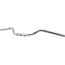 Manillar Trackbar — elevación 4" (10 cm), retroceso 4" (10 cm), abrazadera 25,4 mm (1"), ancho 80 cm (31-1/2"), cromo