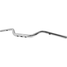 Trackbar Handlebar — 4 in rise, 4 in pullback, 32 mm (1-1/4") clamp, Chrome