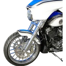 Pro Short Front Fender — 5.9" wide, fits up to 14" rotors, unfinished