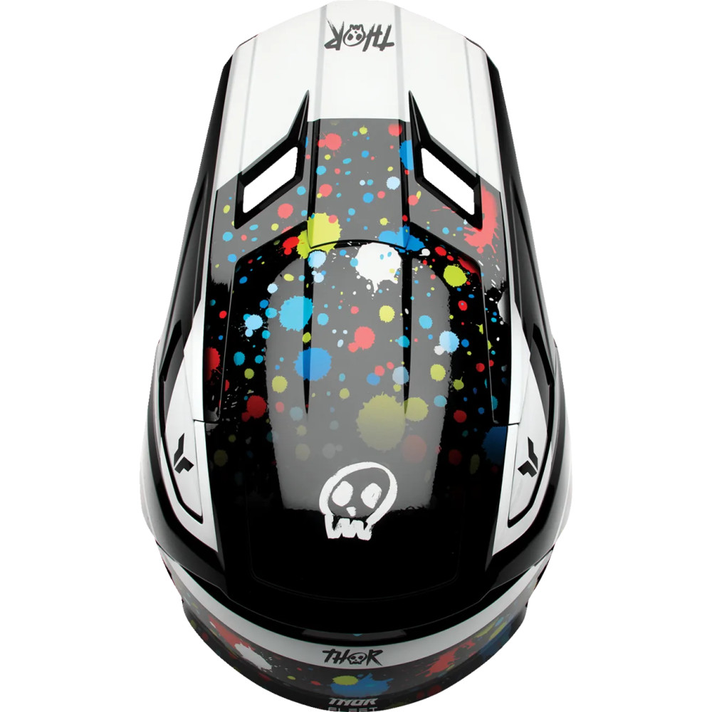 Youth Fleet Splat Helmet — Size M, gloss black