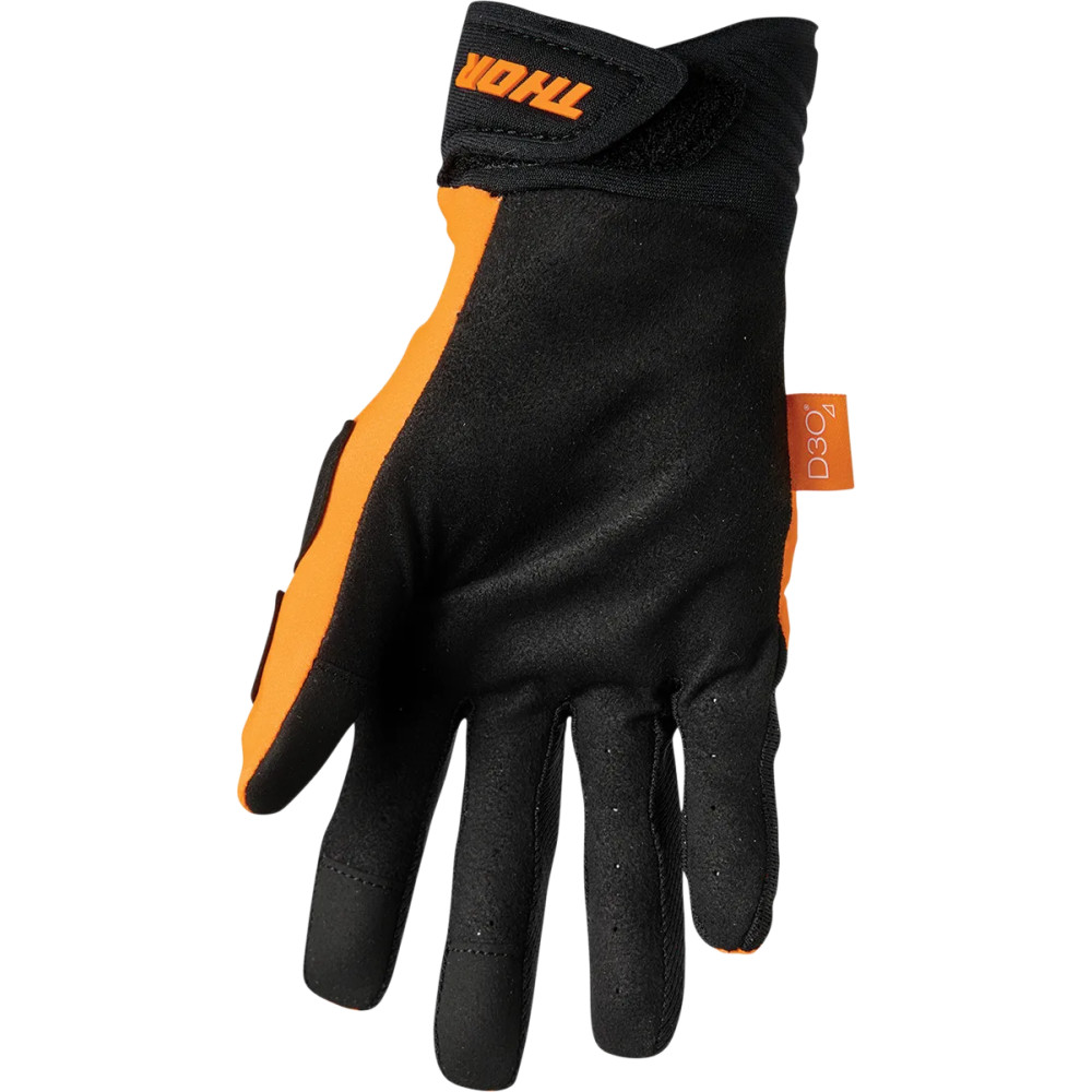 Rebound Gloves — Size S, Men's, Fluorescent Orange/Black