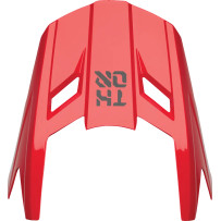 Kit de visera para casco juvenil Fleet — Fleet, Talla única, Rojo