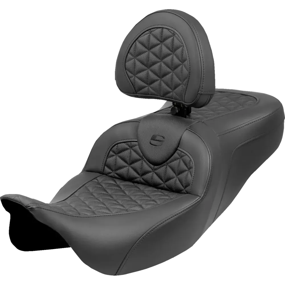Extended Reach RoadSofa™ Tri Gripper Seat — 17-1/2" driver length, Black