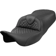 Asiento Dragon Scale Stitch Roadsofa™ — 78.74 cm (31"), conductor 39.5 cm (15-1/2"), negro