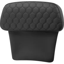 Honeycomb Chopped Tour Pak Pad — fits H-D Touring models, black