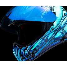 Casco Domain™ Nouveau — XL, azul