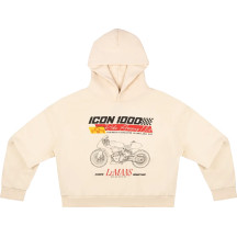 Women's Always Something™ Hoodie — 2XL, Black, Ivory