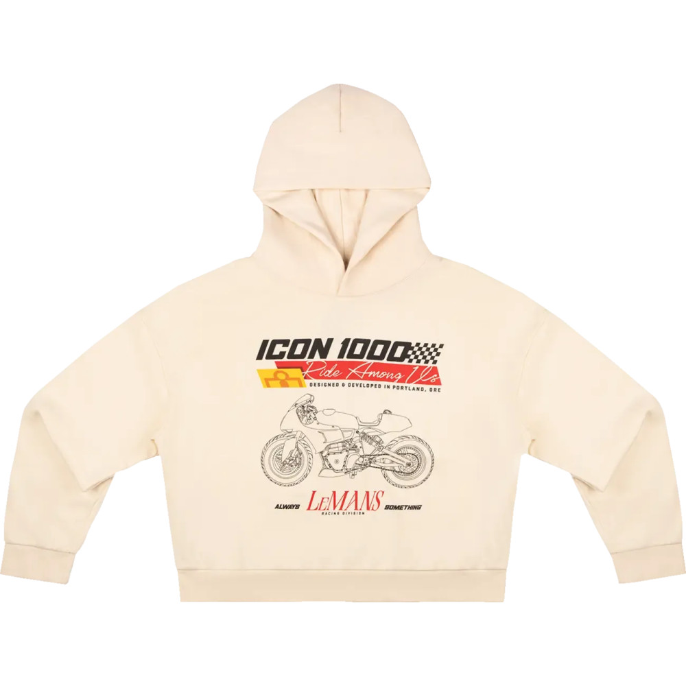 Women's Always Something™ Hoodie — 2XL, Black, Ivory