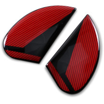 Airform™ Helmet Side Plates — One Size, Fits Airform™, Red