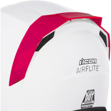 Spoiler trasero para casco Airflite™ — Talla única, Rojo Dayglo