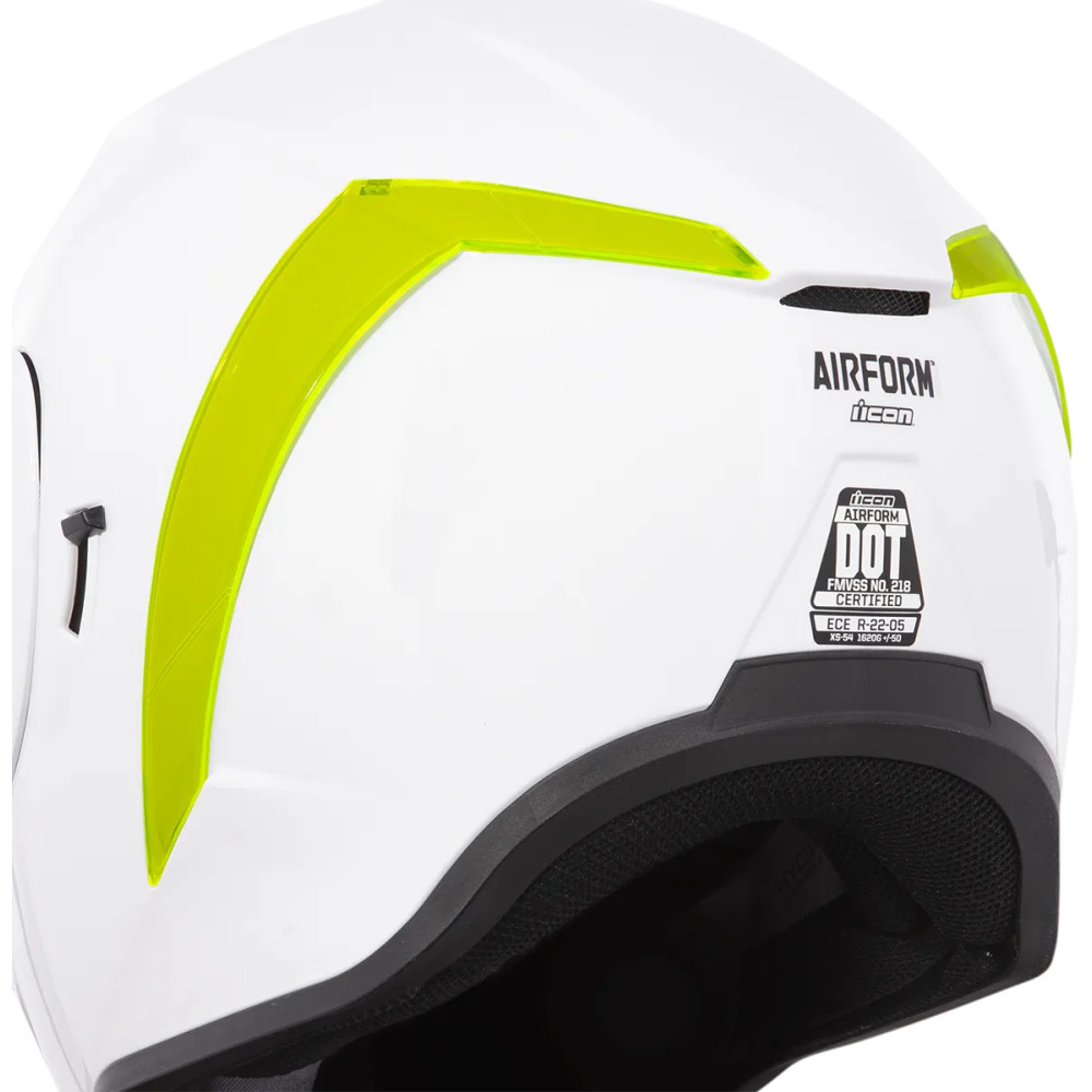 Spoiler trasero para casco Airform™ — Talla única, Compatible con Airform™, verde Dayglo