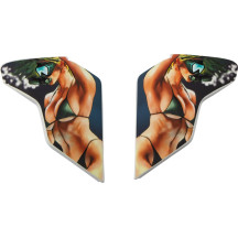 Placas laterales para casco Airflite™ — Talla única, Azul