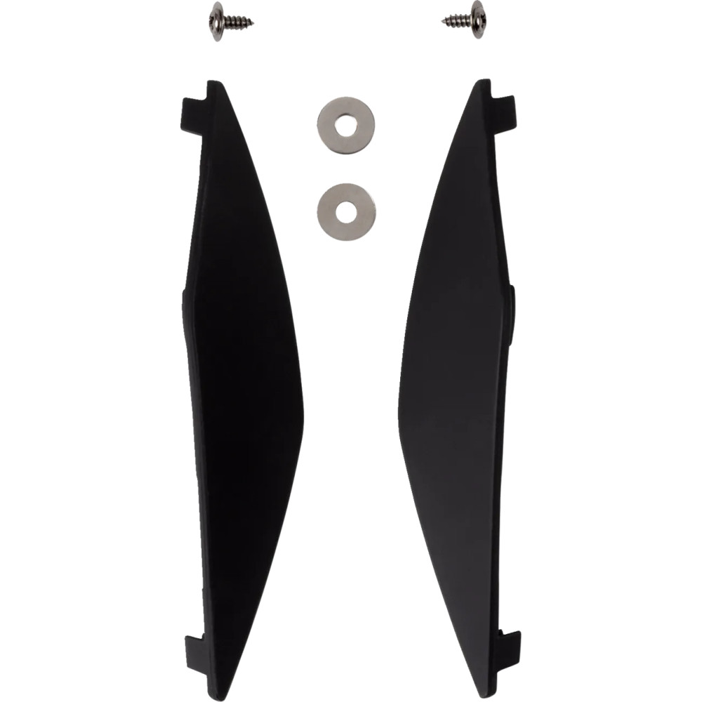 Cubiertas laterales para casco Domain™ — Talla única, par, negro mate