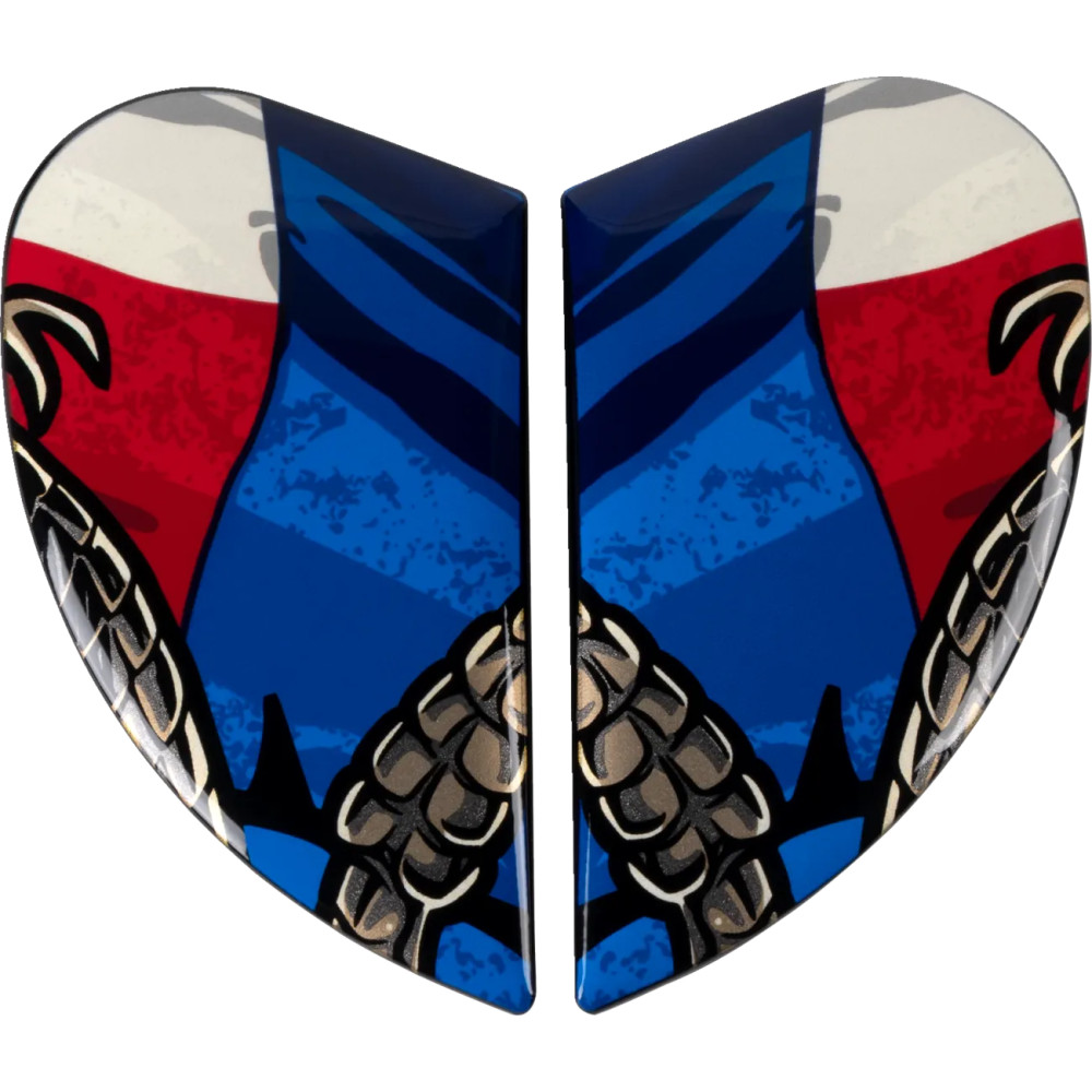 Placas laterales para casco Airframe Pro™ — Talla única, Multicolor (Glory)