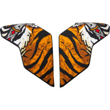 Placas laterales para casco Airflite™ — Talla única, par, negro, naranja