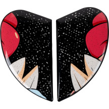 Placas laterales Airform™ para casco — Talla única, Negro, Rosa, Rojo