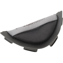 Airflite™ Helmet Chin Curtain — Fits Airflite™, Black, Gray