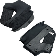 Almohadillas de mejilla para casco Lane Splitter — 29 mm, Adulto, negro