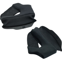 Almohadillas de mejilla para casco Lane Splitter — 29 mm, Adulto, negro