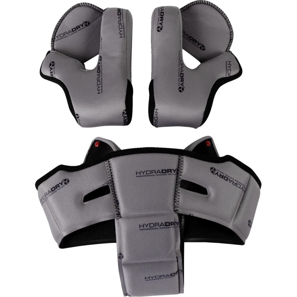 Domain™ Helmet Liner and Cheek Pads Set — L, Adult, Gray