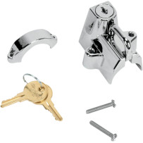 Universal Helmet Lock — 31.8 mm - 38.1 mm, Chrome